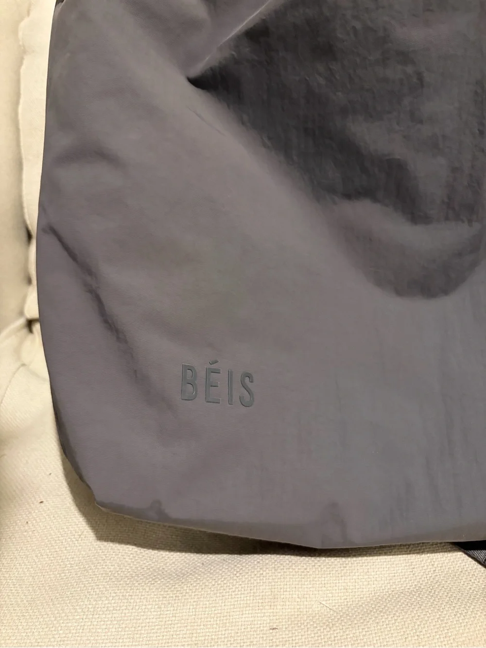 BEIS Air Backpack 28L Charcoal Travel Lightweight Vacation School Laptop